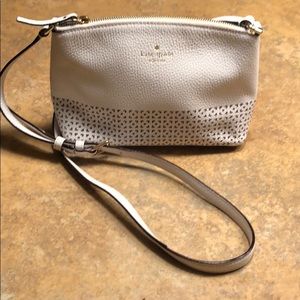 Kate Spade small crossbody, barely used, cream